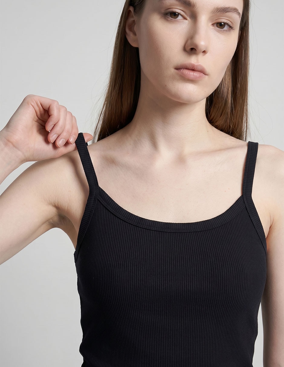 Top That'S It Cuello Sin Cuello Escote Regular Tirante Delgado