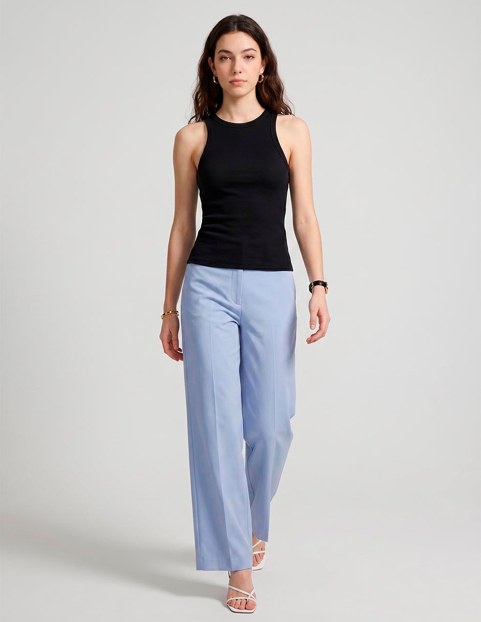 Top That'S It Cuello Redondo Escote Regular Tirante Clásico