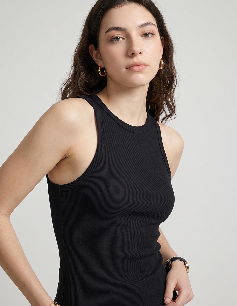 Top That'S It Cuello Redondo Escote Regular Tirante Clásico