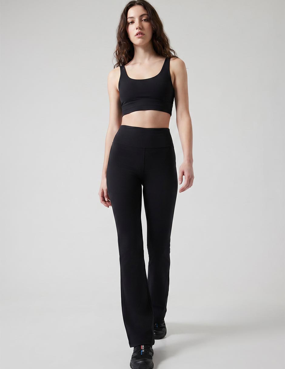 Legging a la cintura alta con elástico para mujer 3