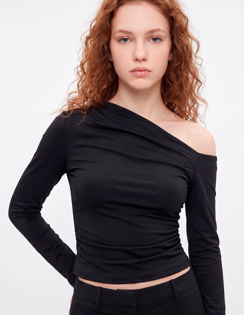 Blusa manga larga para mujer 4