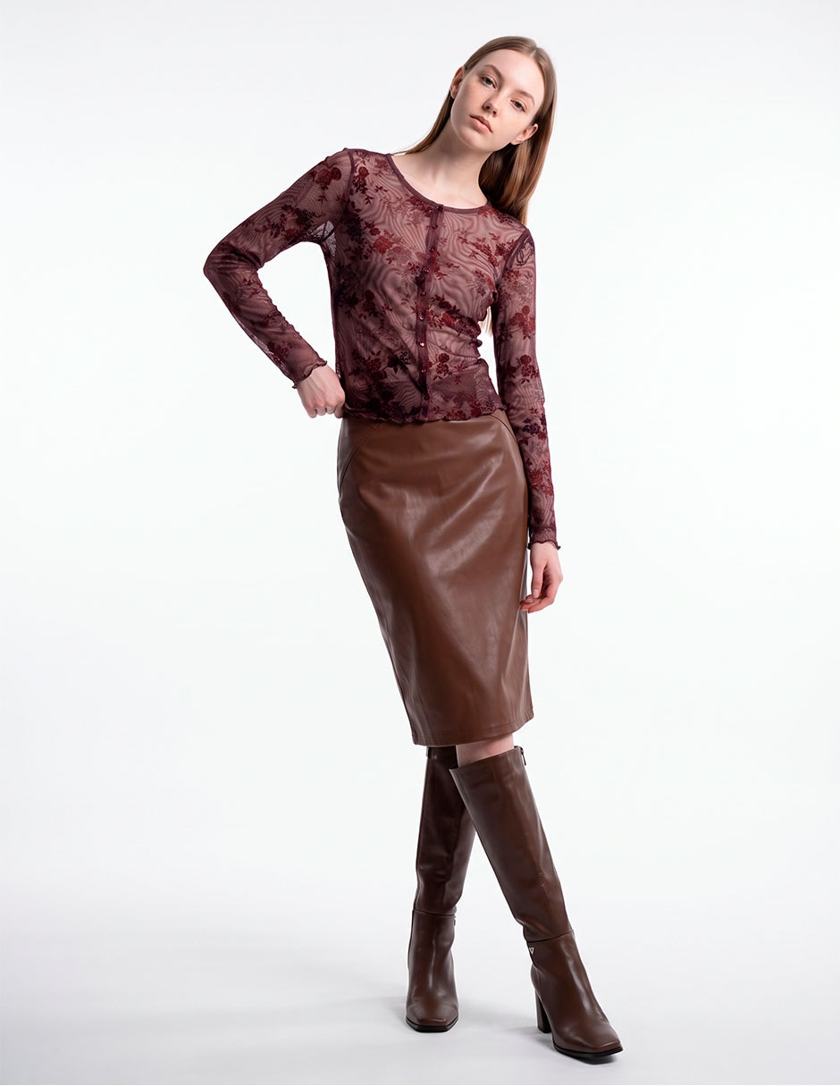 Blusa That´s It manga larga para mujer 3