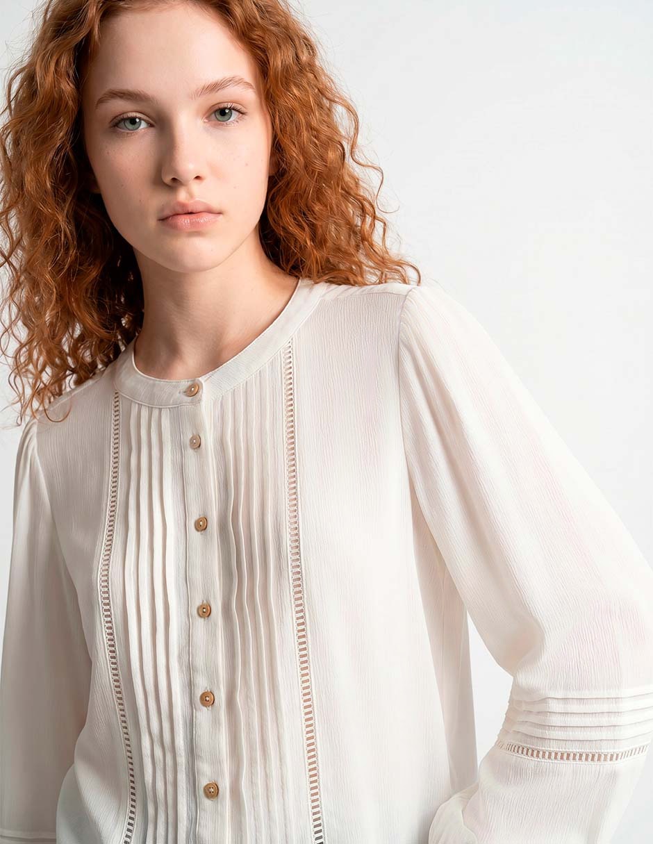 Blusa manga larga para mujer 3