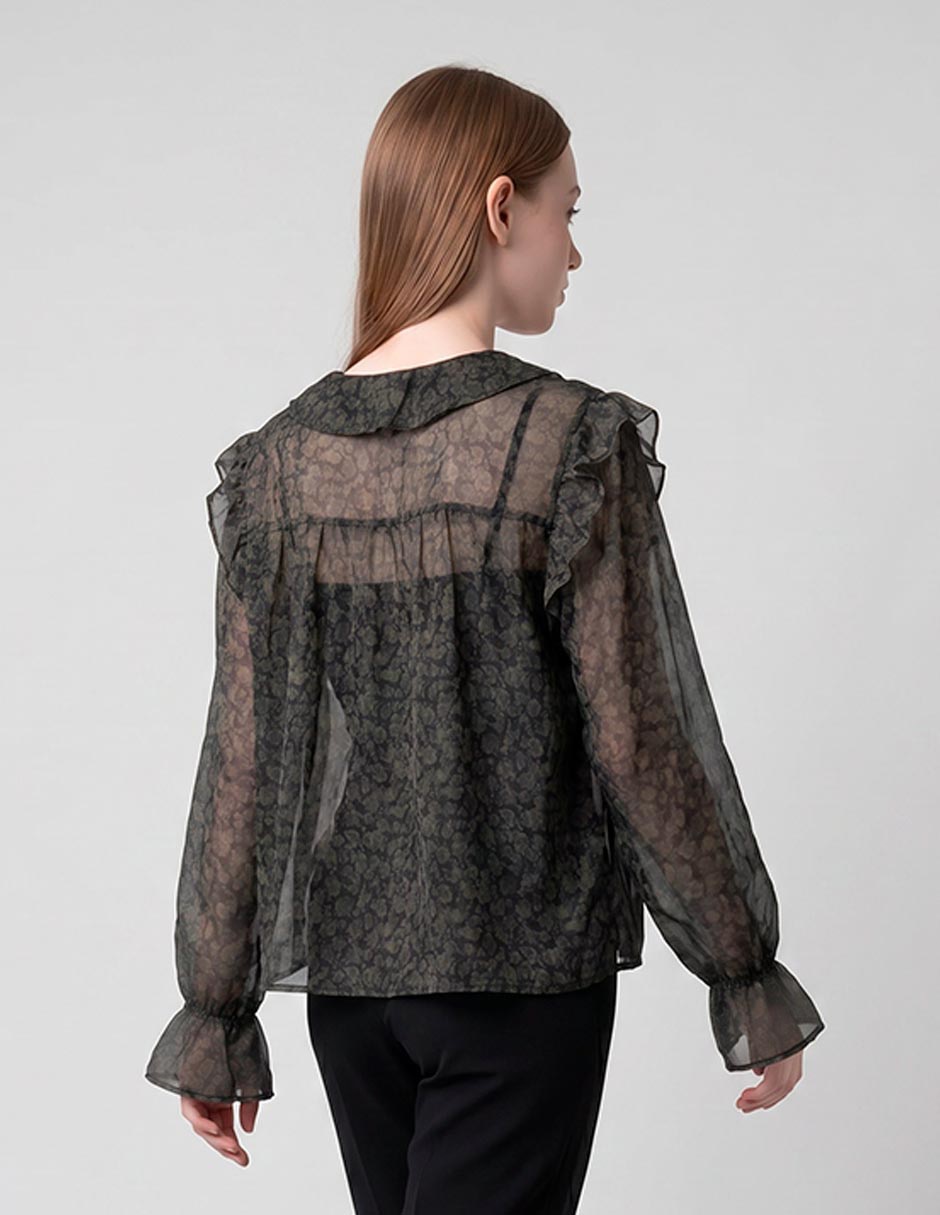 Blusa manga larga para mujer 2