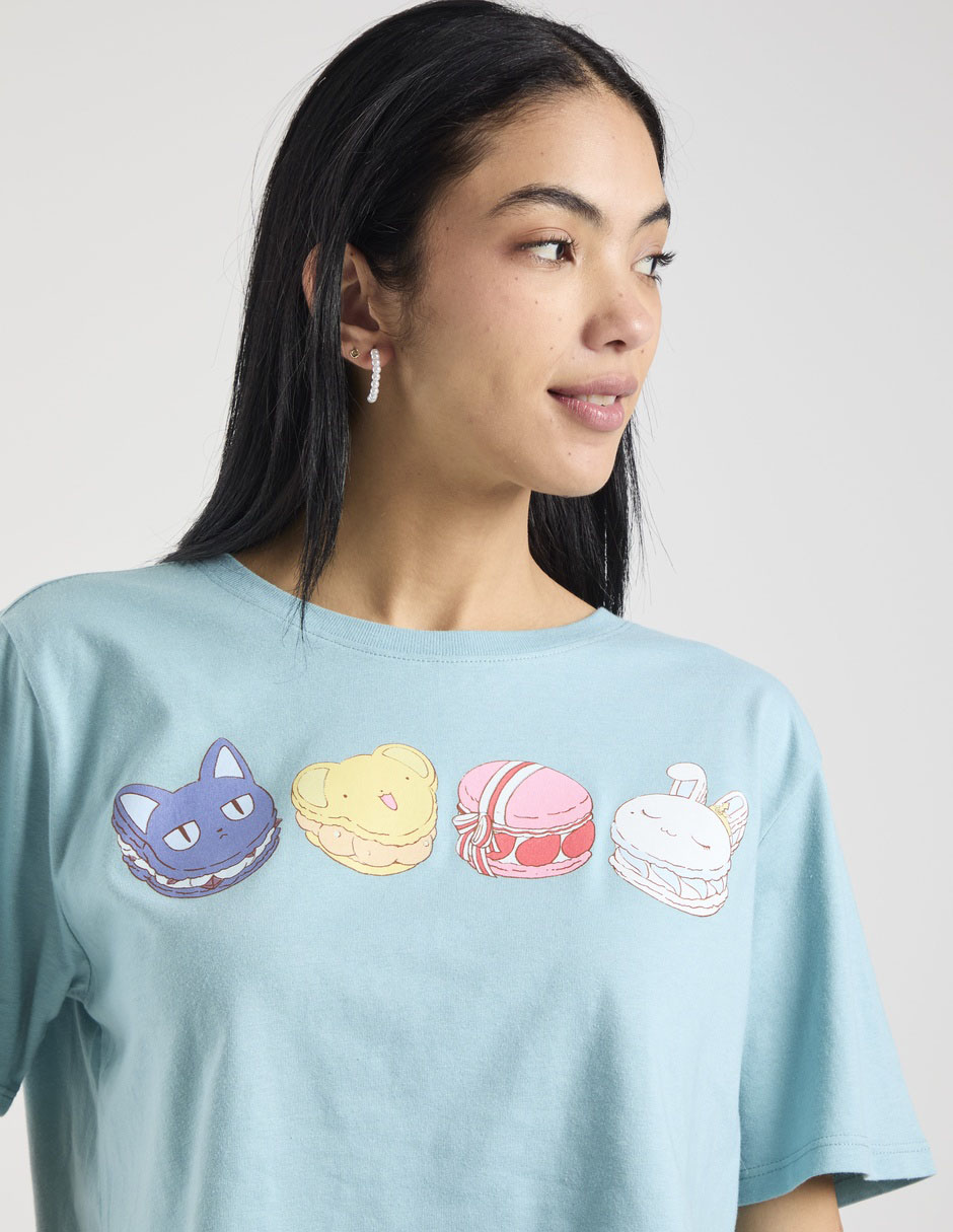 Playera manga corta cuello redondo para mujer 3
