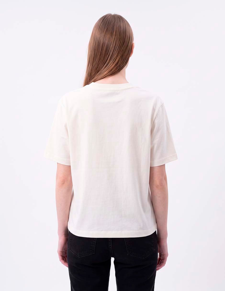 Playera manga corta cuello redondo para mujer 2