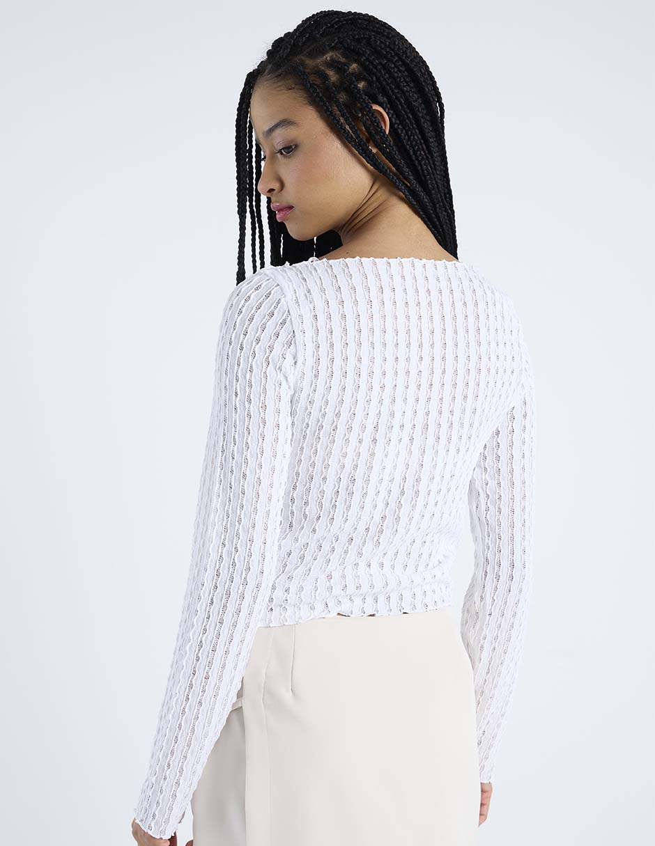 Top cuello ojal 6