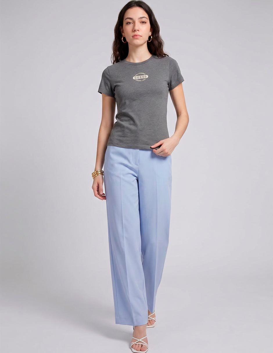 Playera manga corta Sm26 cuello redondo para mujer 3