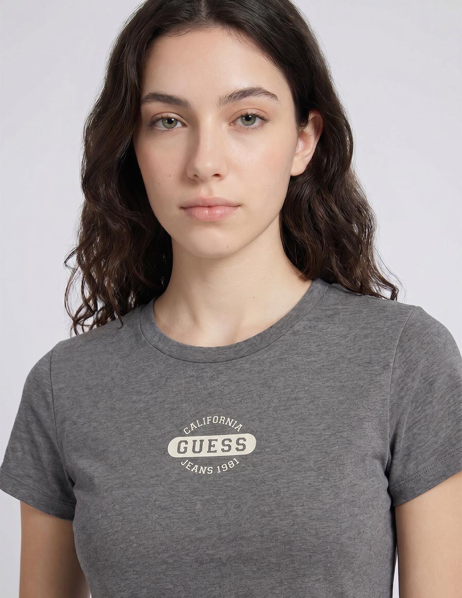 Playera manga corta Sm26 cuello redondo para mujer 4
