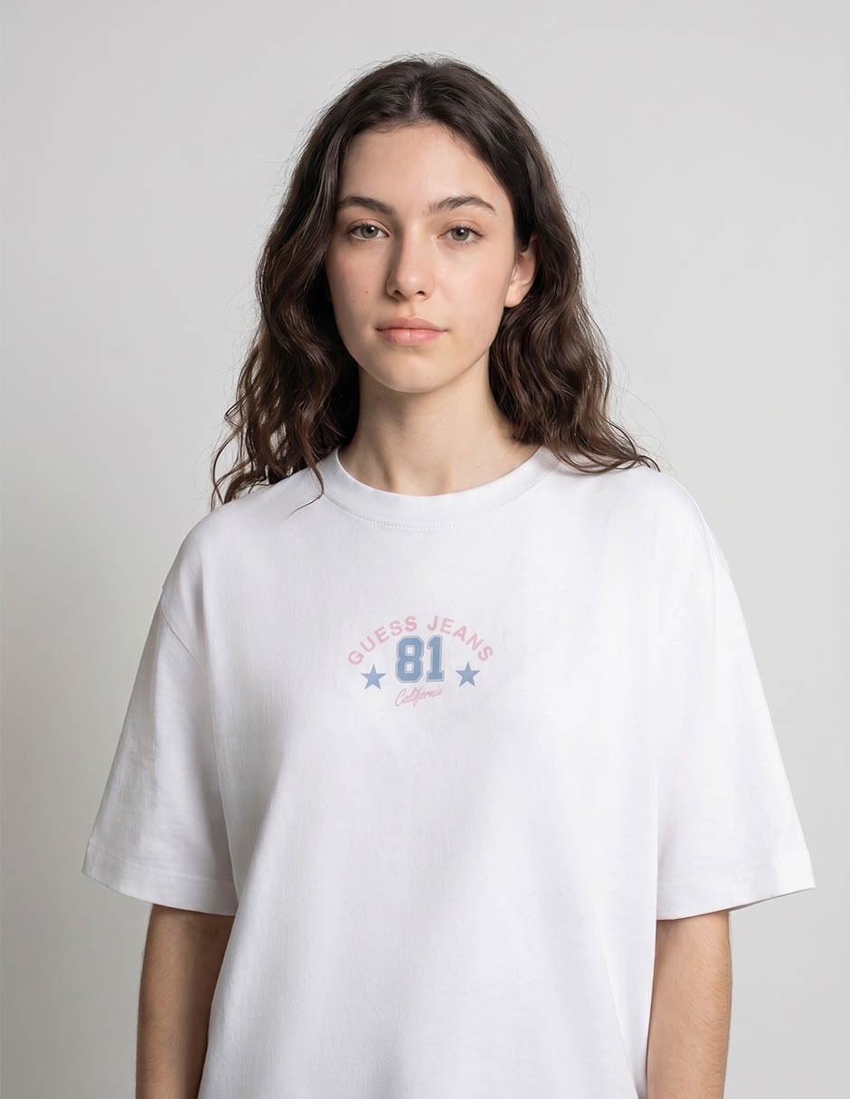 Manga Corta Sm26 Cuello Redondo Para Mujer 3