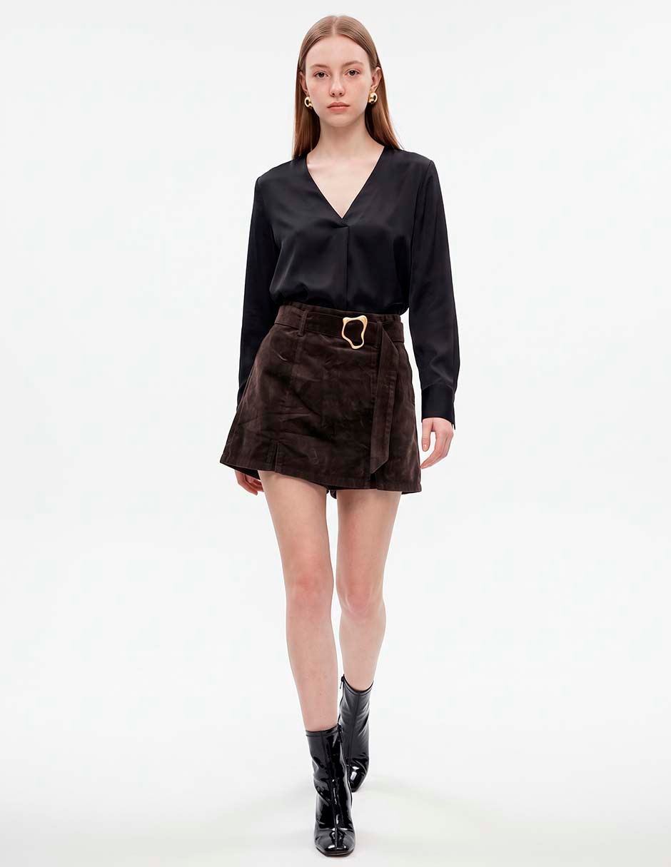 Falda short that´s it de algodón a la cintura Falda short that´s it de algodón a la cintura