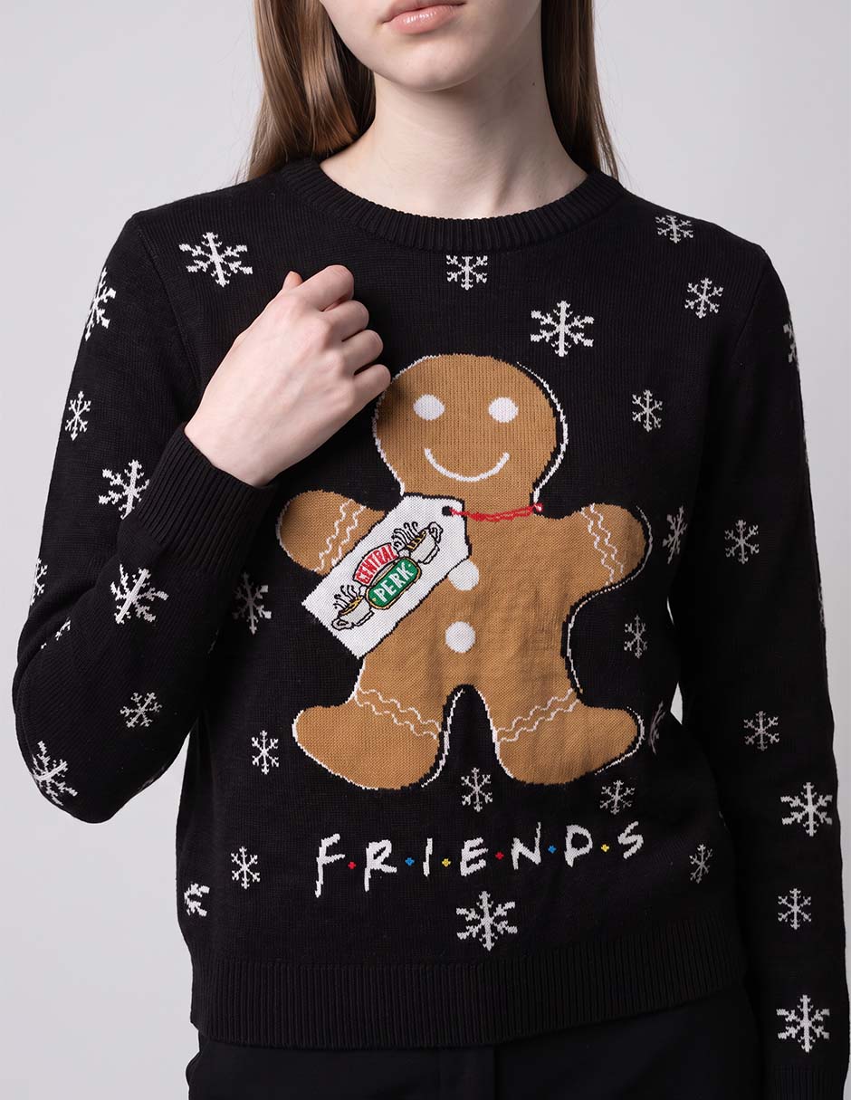 Suéter navideño cuello redondo para mujer 6