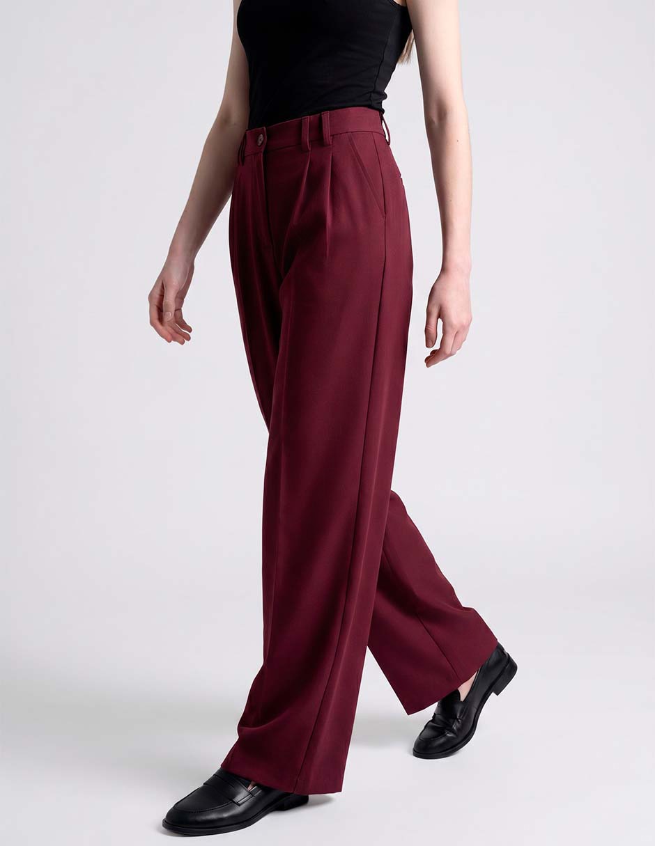 Pantalón de vestir relajado para mujer Pantalón de vestir relajado para mujer