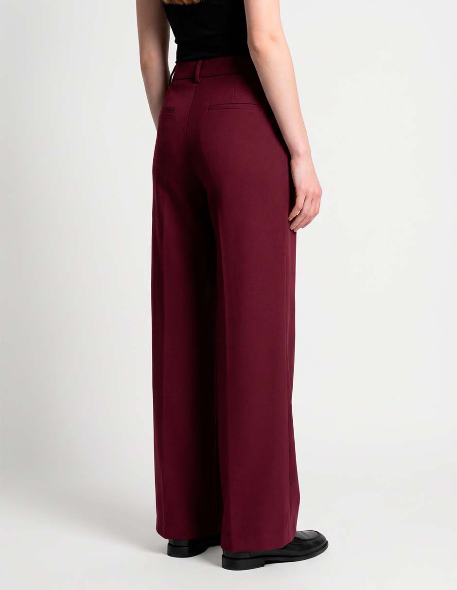 Pantalón de vestir relajado para mujer 2