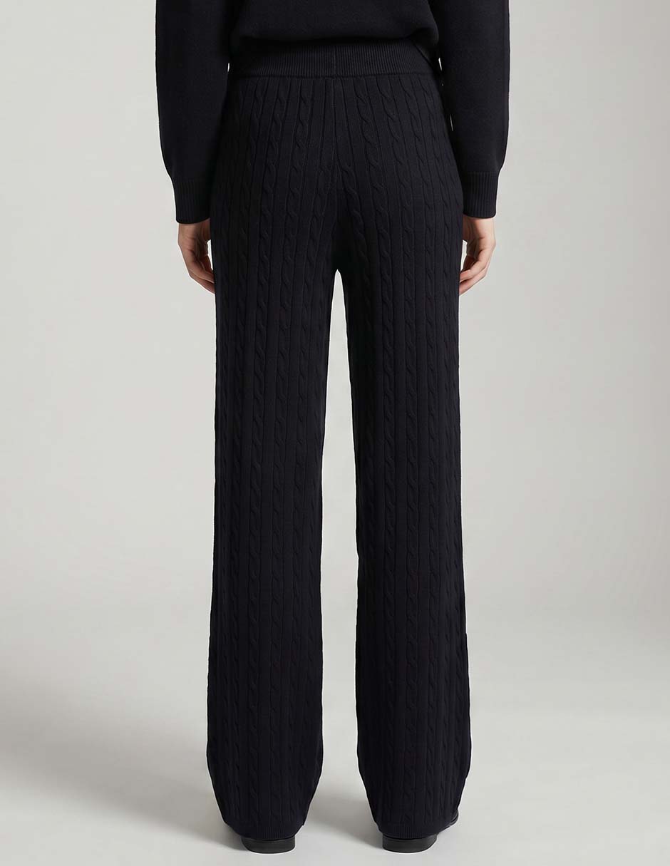 Pants straight con jareta para mujer 2