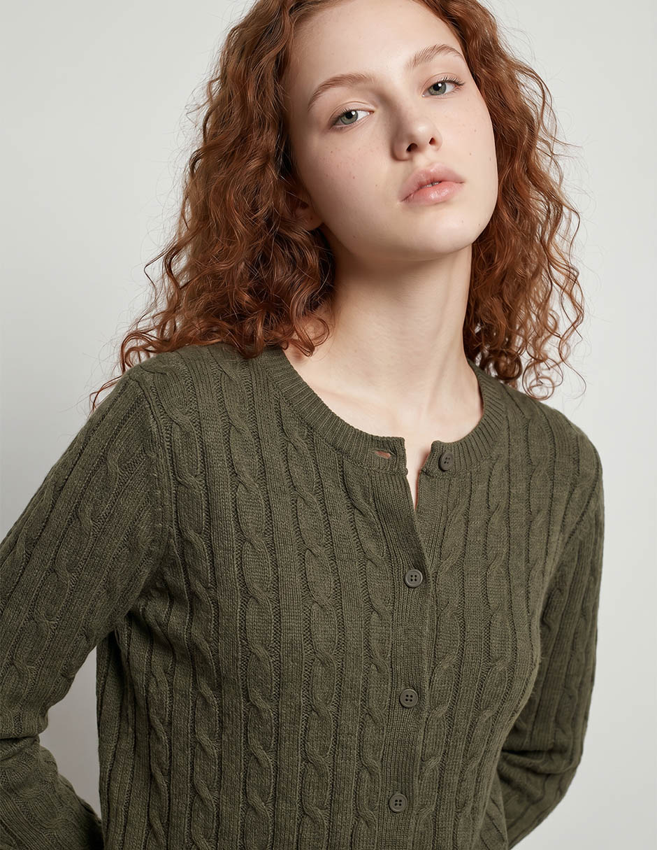 Suéter cuello redondo para mujer 3