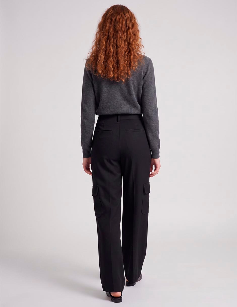 Pantalón cargo straight para mujer 2