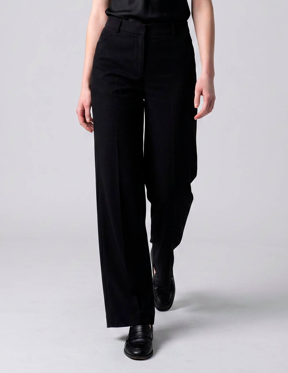 Pantalón relaxed wide leg para mujer