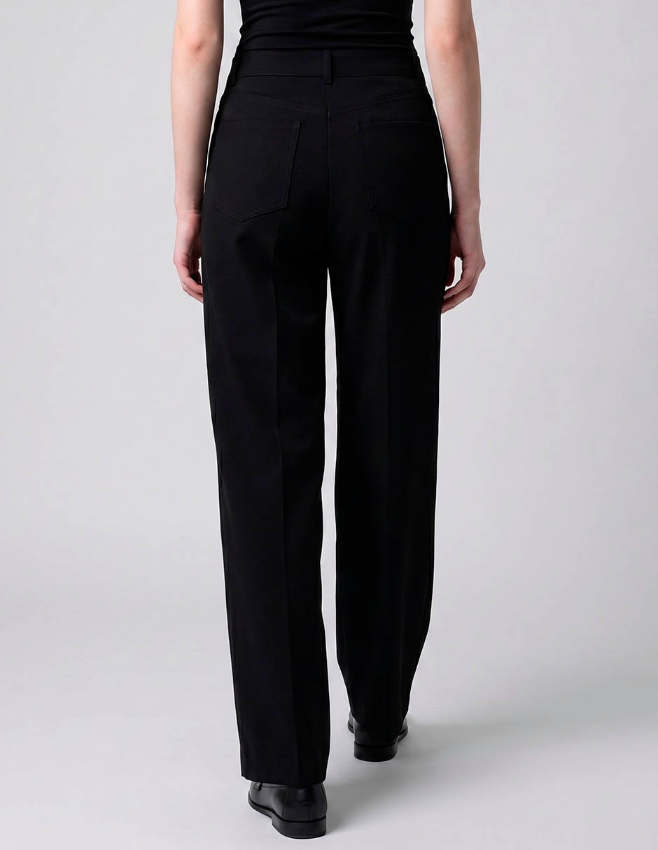Pantalón relaxed wide leg para mujer 2