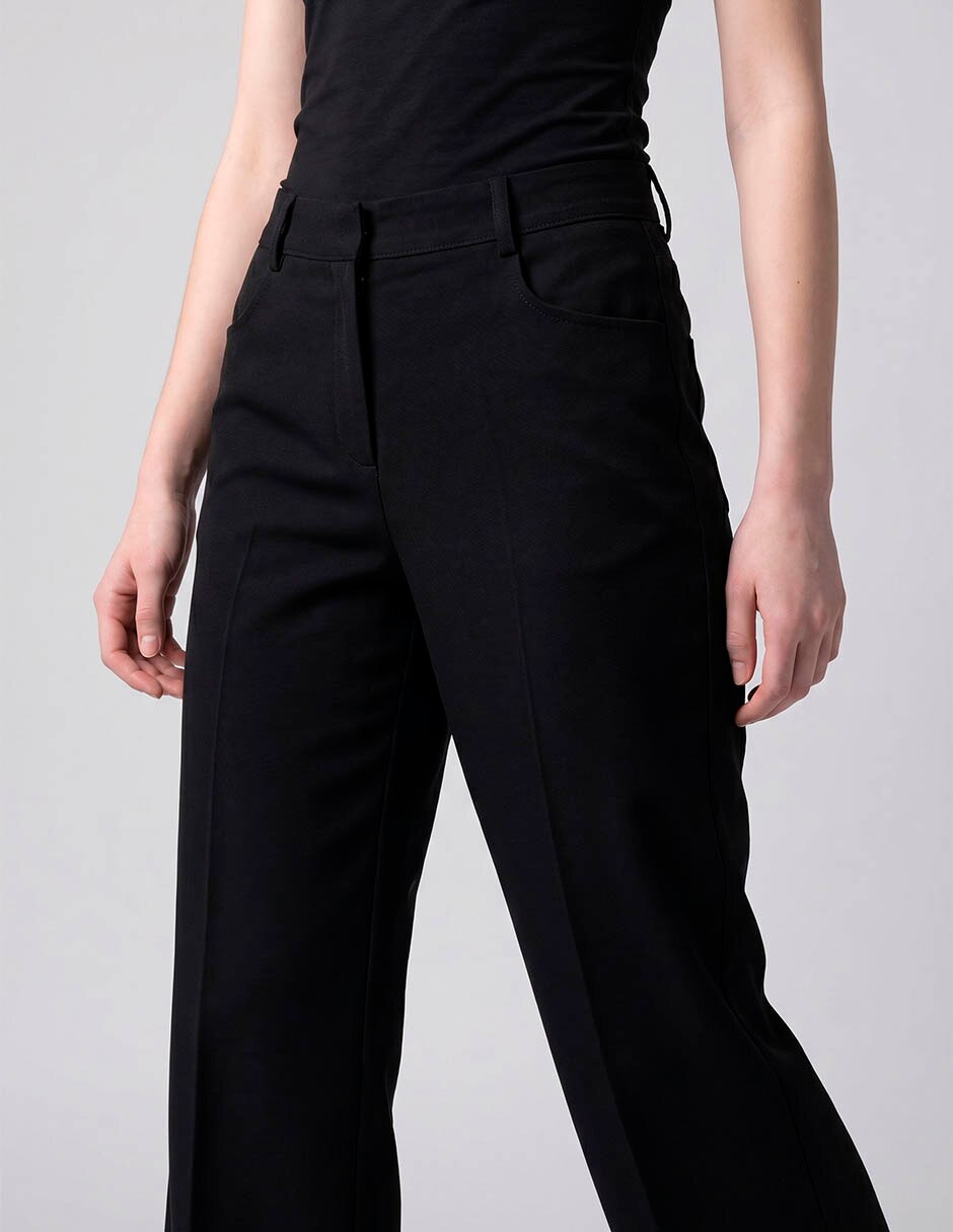 Pantalón relaxed wide leg para mujer 3