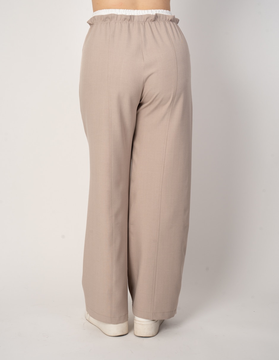 Pantalón regular regular para mujer 4