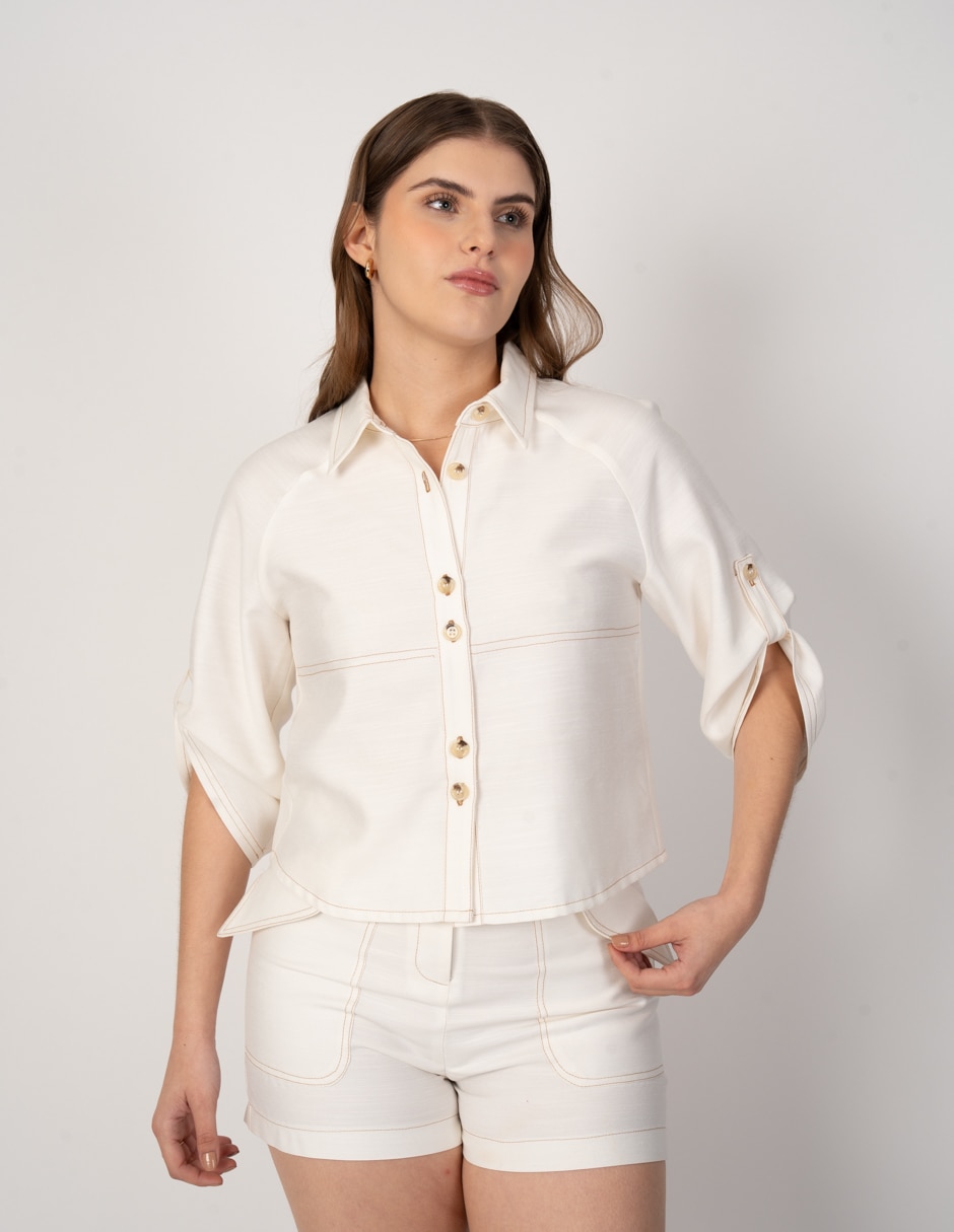 Blusa manga 3/4 para mujer 2