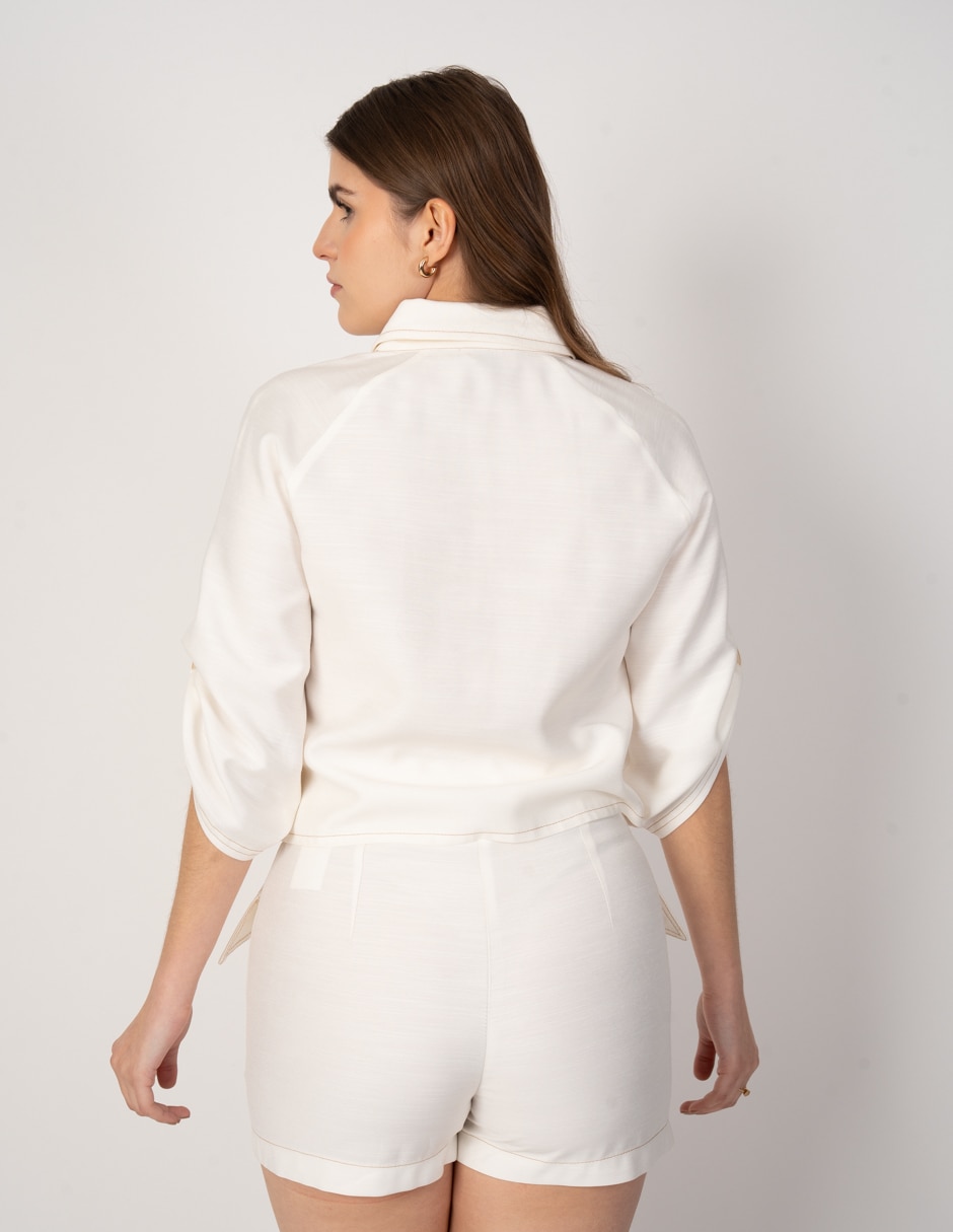 Blusa manga 3/4 para mujer 4