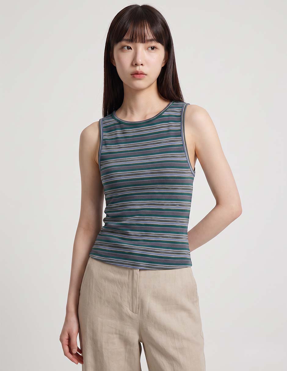 Top cuello redondo Top cuello redondo