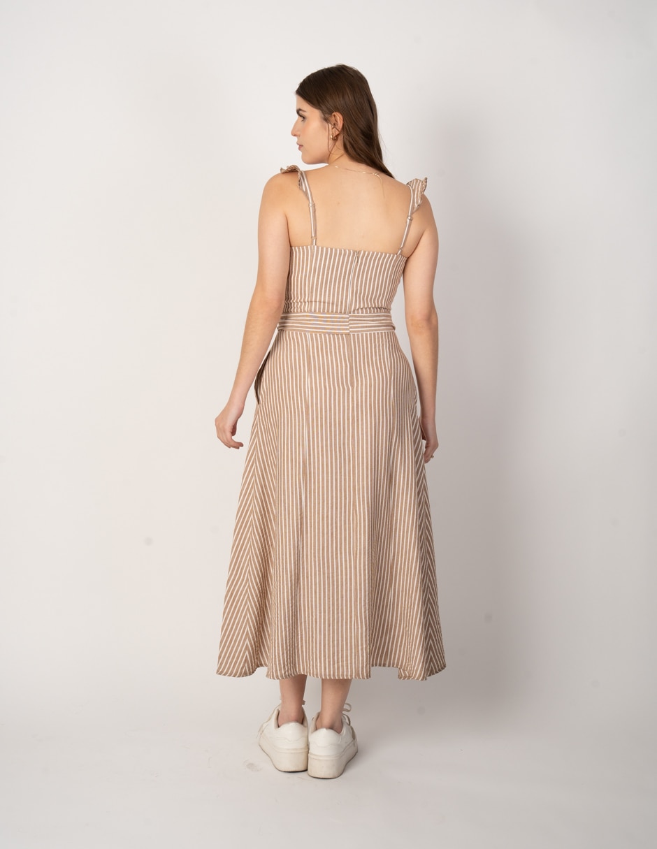 Vestido largo casual ada "para mujer" 3