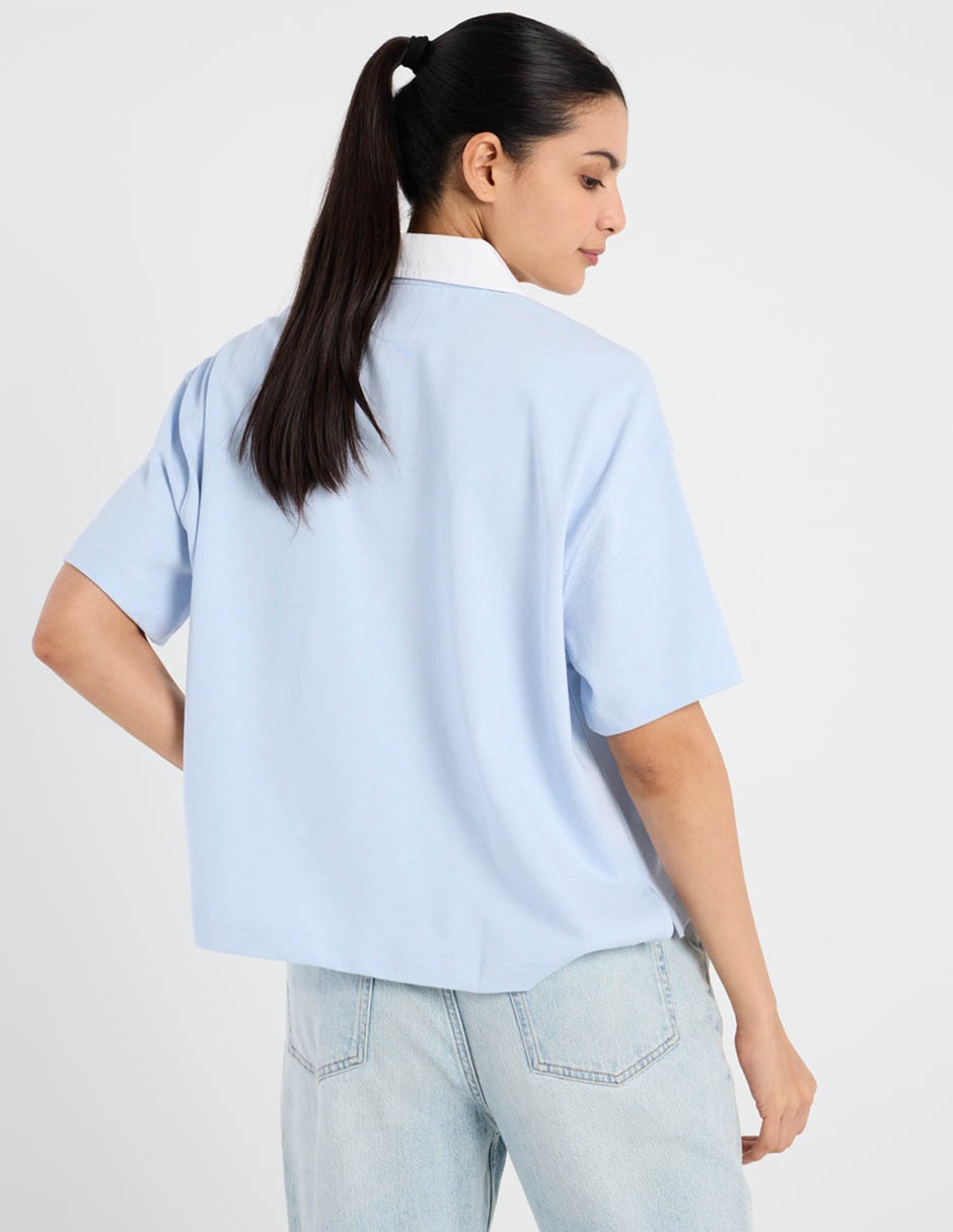 Playera tipo polo para mujer 2