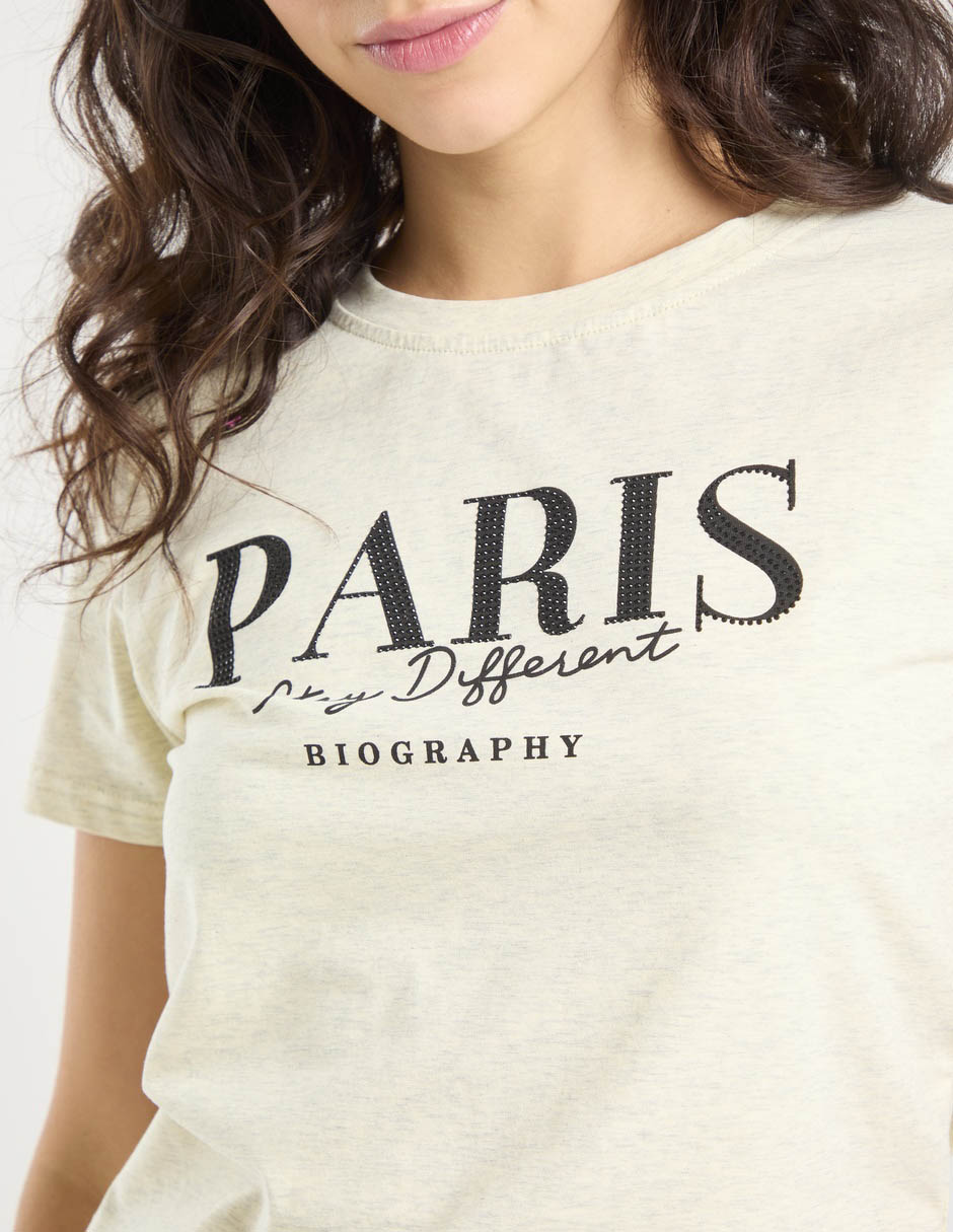 "manga" corta playera "cuello" redondo "para mujer" 5