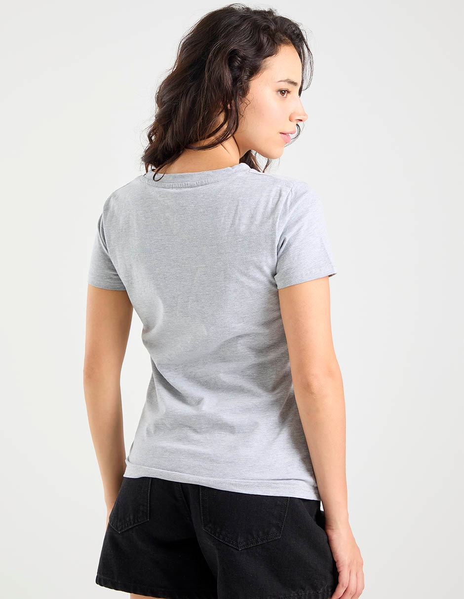 "manga" corta playera "cuello" redondo "para mujer" 6