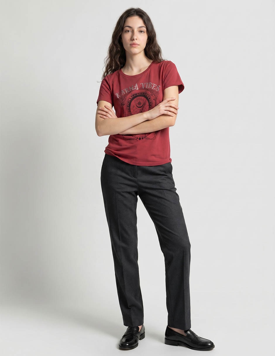 Playera manga Corta No aplica cuello Redondo para mujer 3