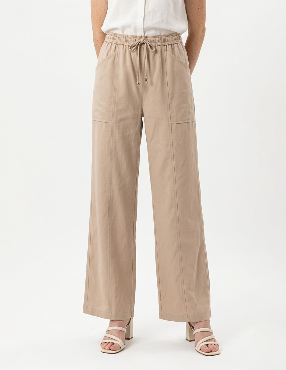 Pantalón regular regular para mujer 3