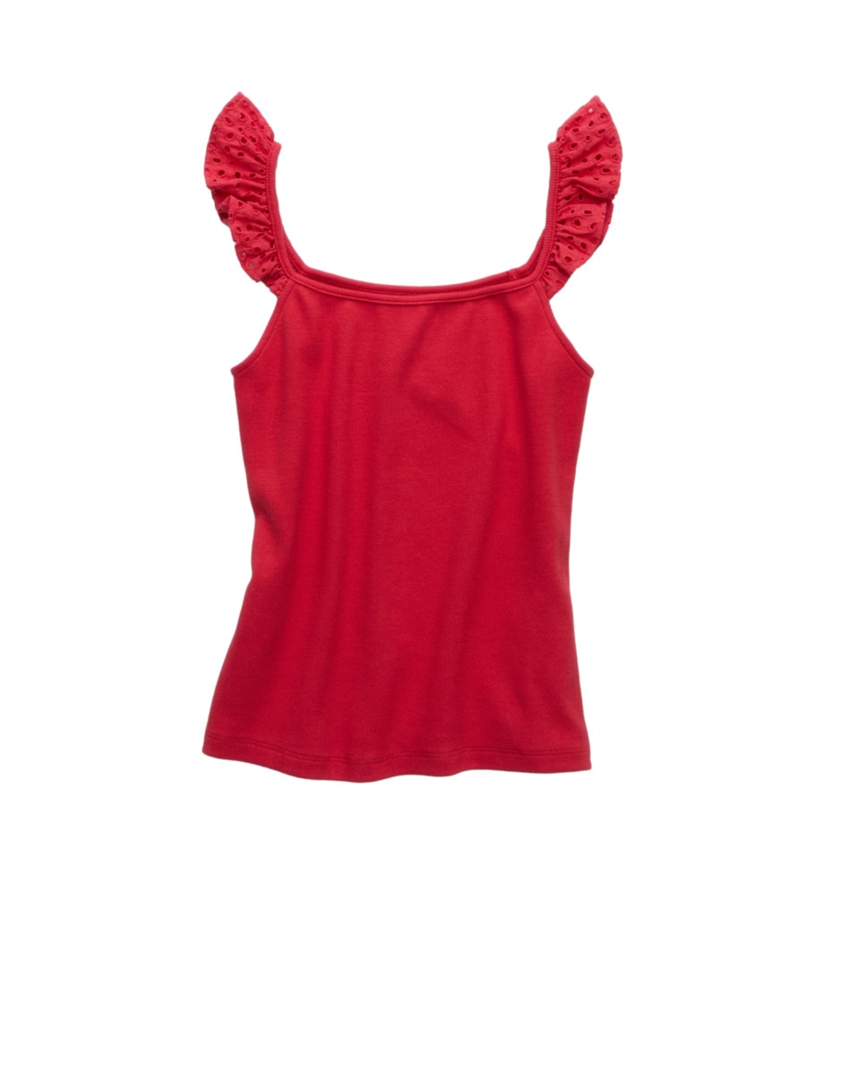 Blusa American Eagle manga corta para mujer
