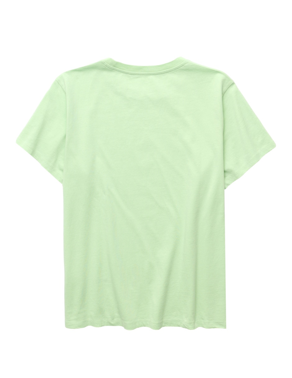 Playera manga corta Tees cuello redondo para mujer 2