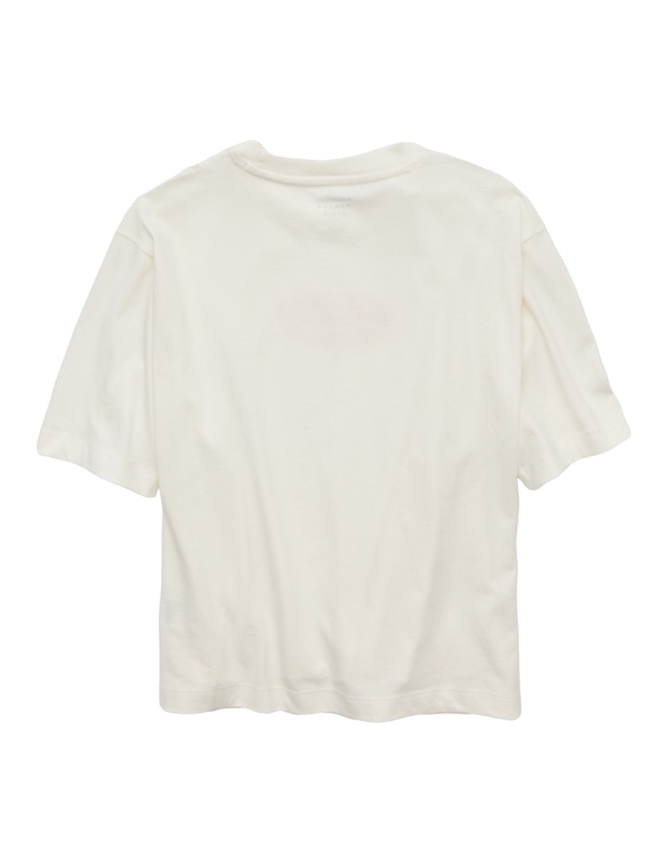 Playera manga corta American Eagle cuello redondo para mujer