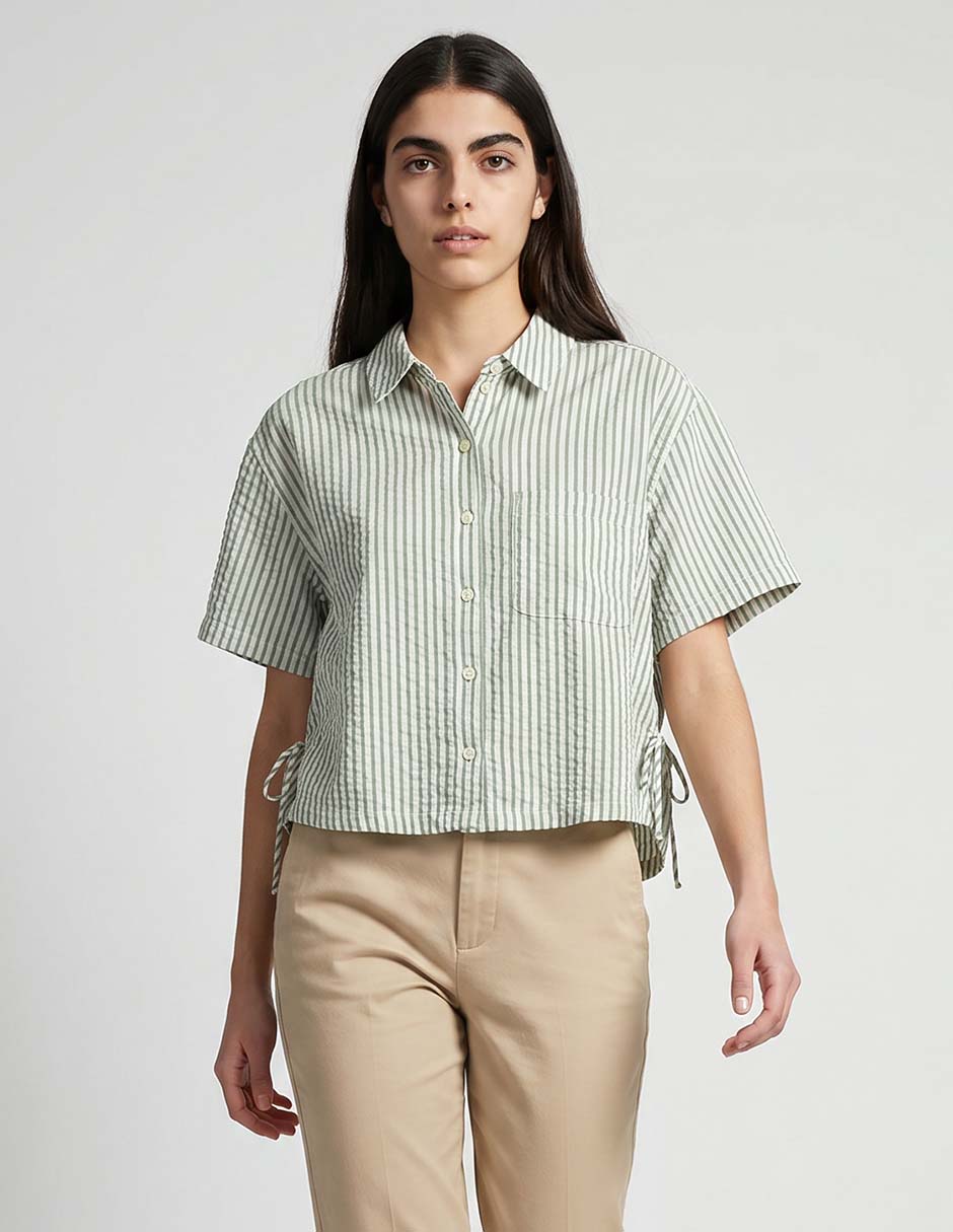 Blusa manga corta para mujer