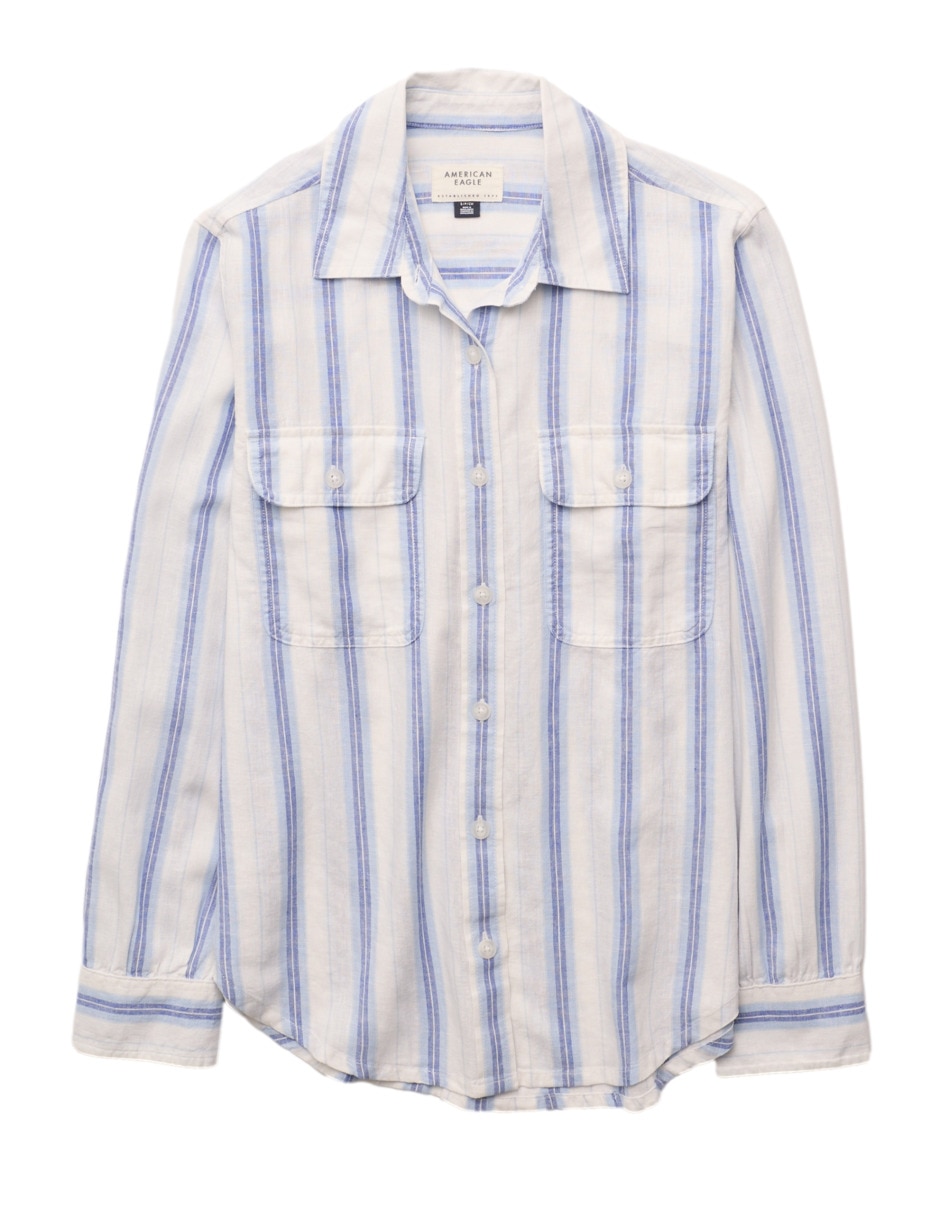 Blusa American Eagle manga larga para mujer