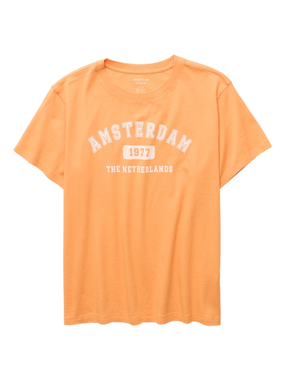 Playera manga corta cuello redondo para mujer 2