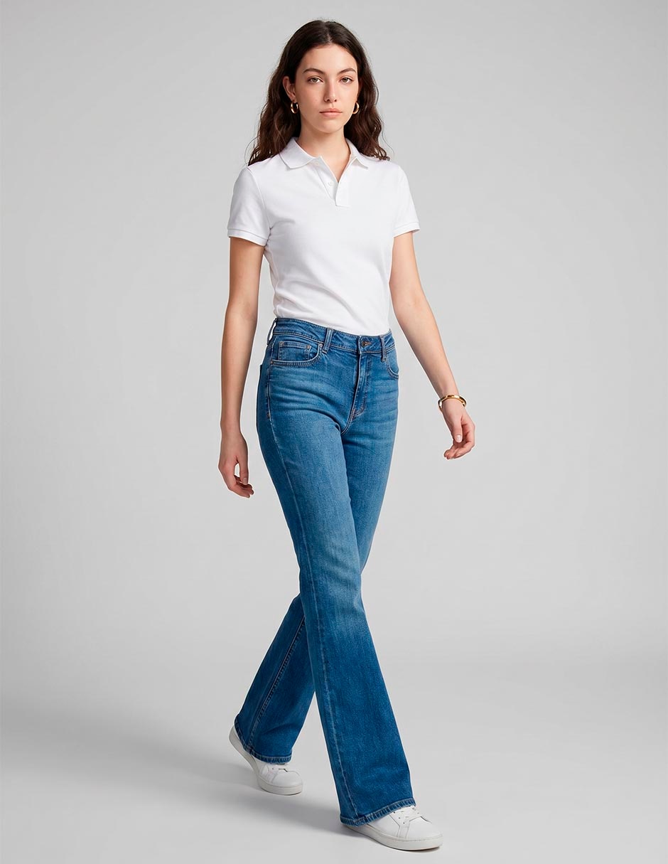 Jeans/Jegging/Jeans Jogger Regular Flare Cintura Fashion Ae Jeans Para Mujer