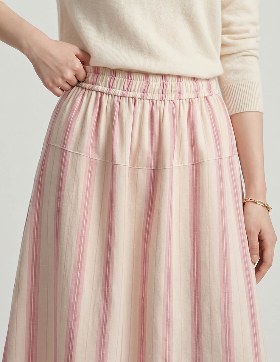 Falda crop a la cintura 3