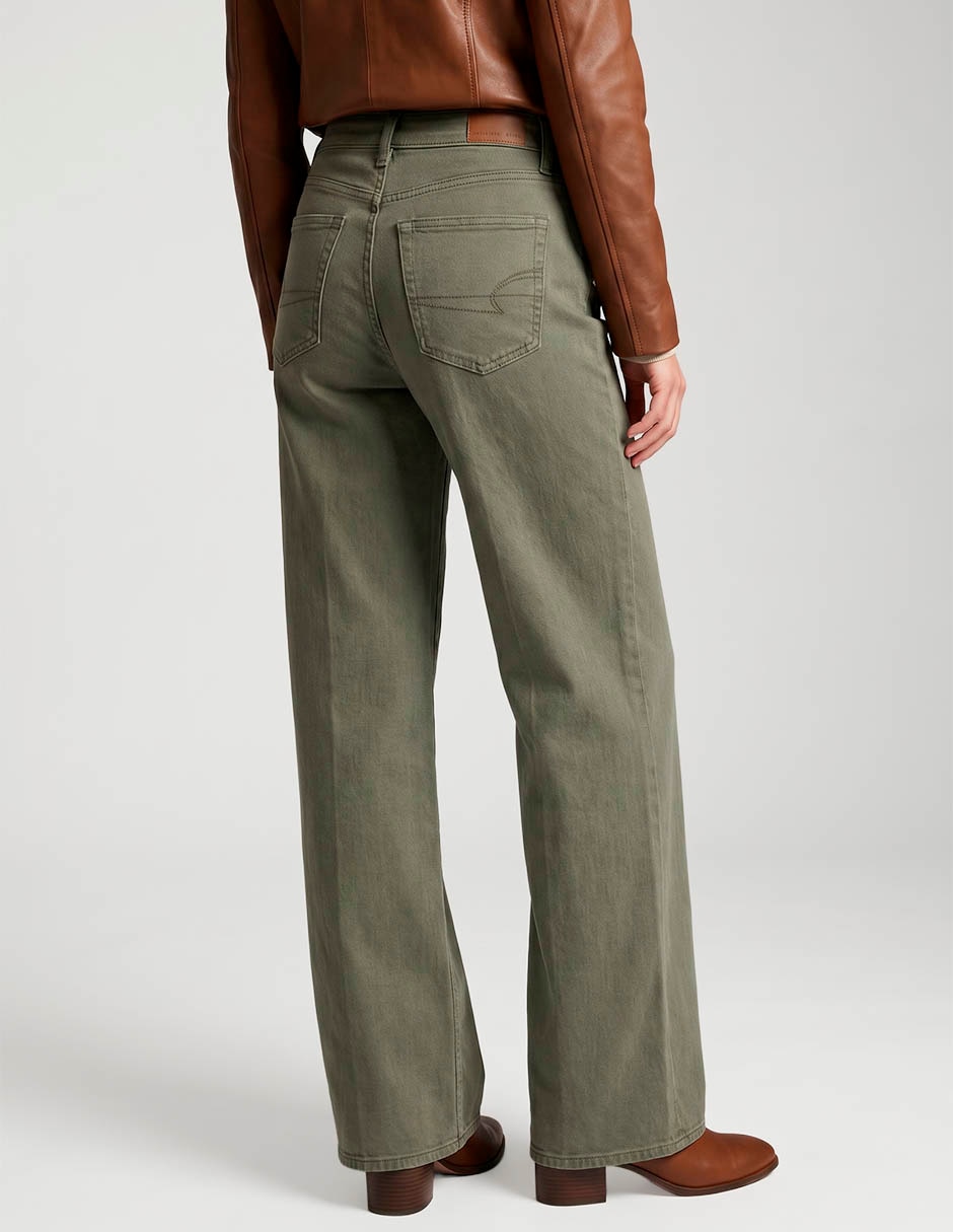 Pantalón relaxed wide leg para mujer 2