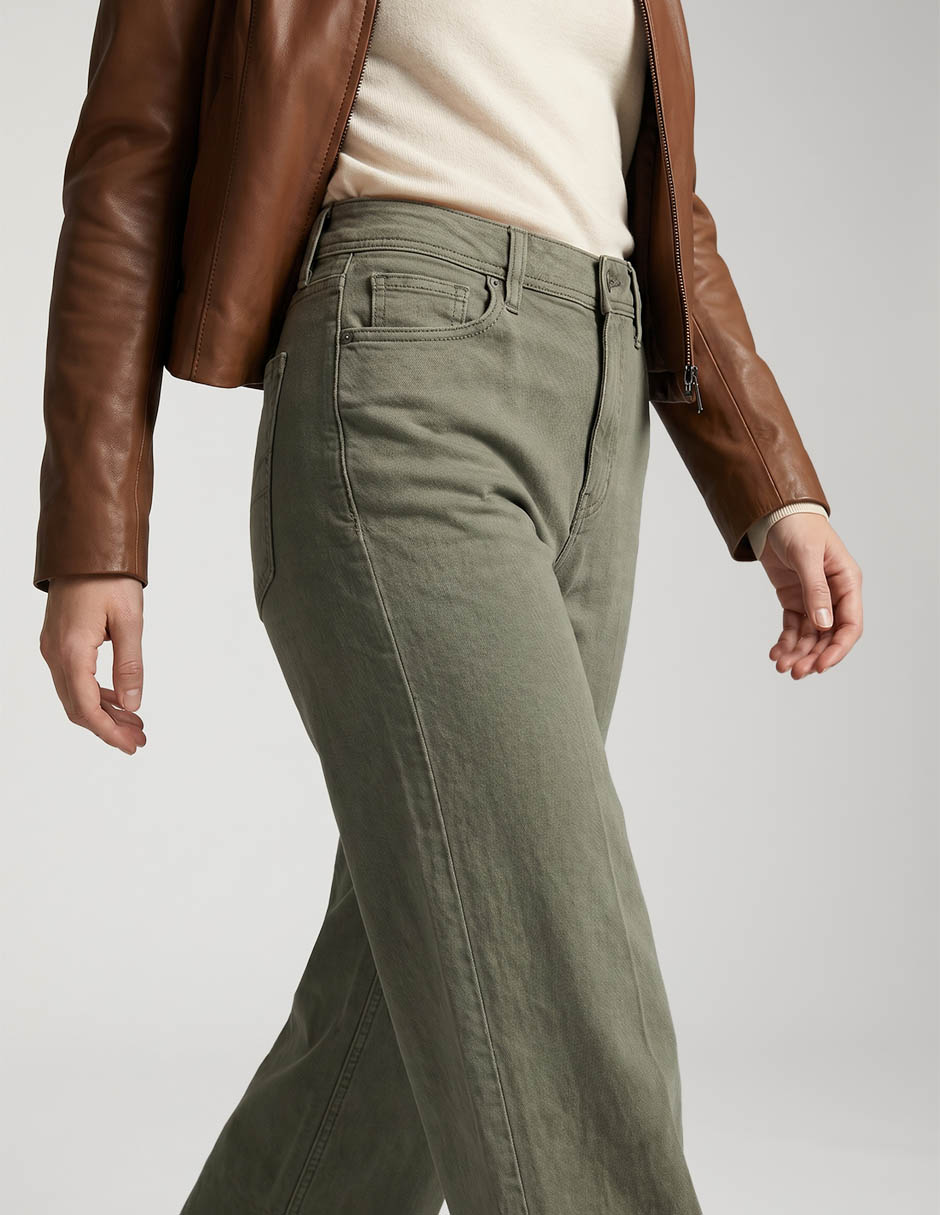 Pantalón relaxed wide leg para mujer 3