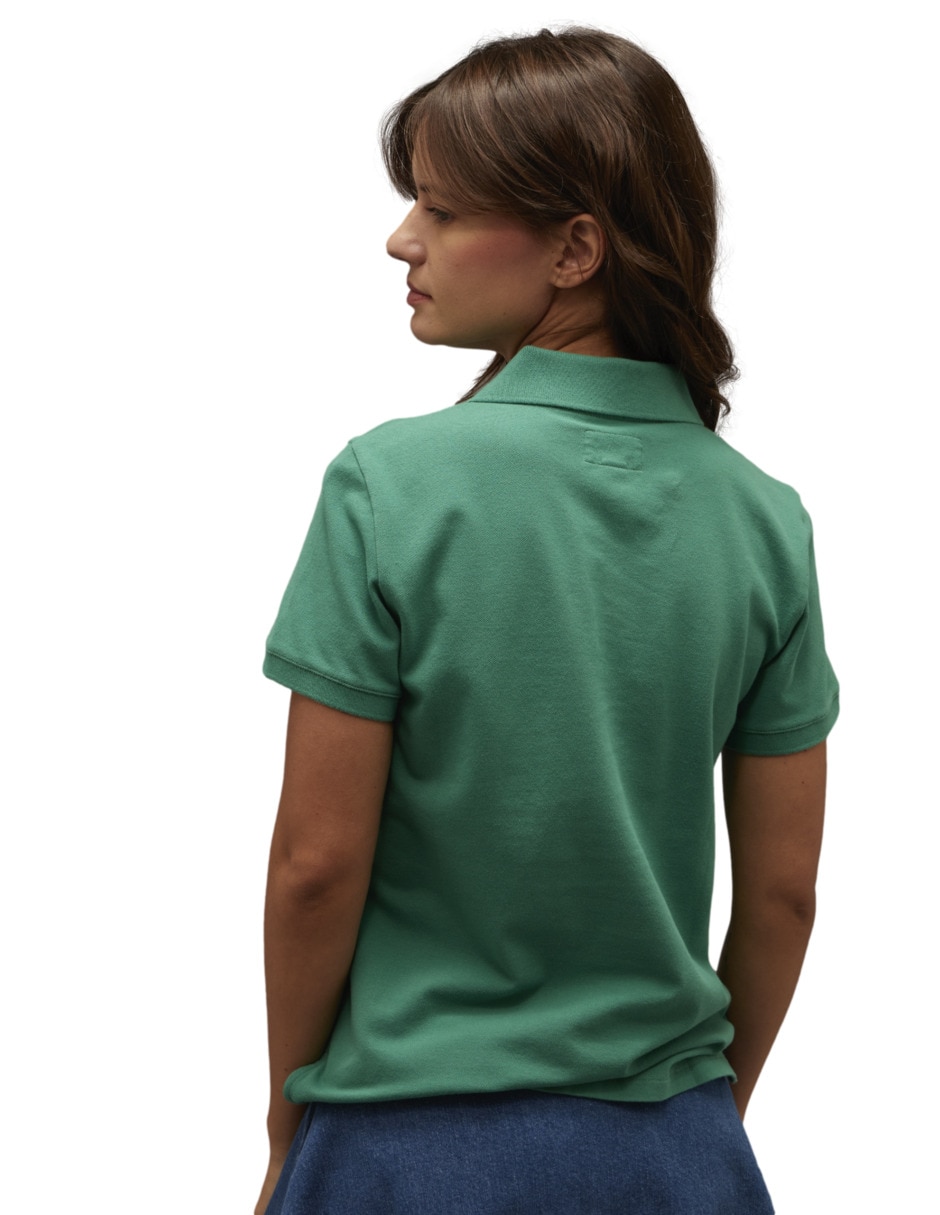 Playera tipo polo american eagle para mujer