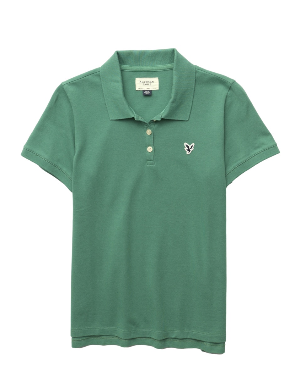 Playera tipo polo american eagle para mujer