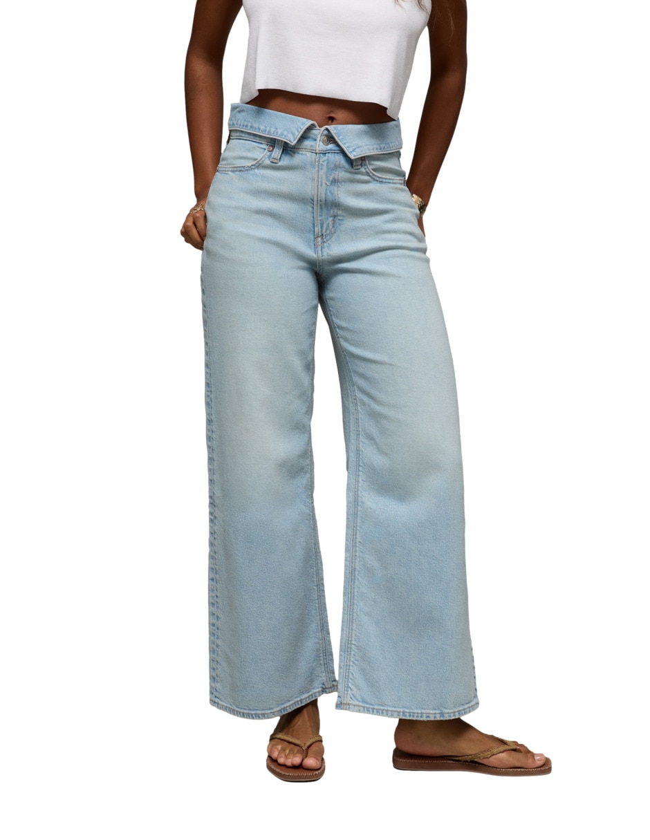 Jeans Baggy cintura Curvy Baggy Jeans para mujer