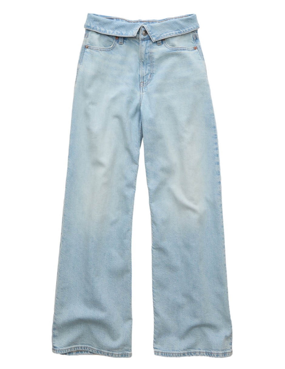 Jeans Baggy cintura American Eagle Curvy Baggy Jeans para mujer