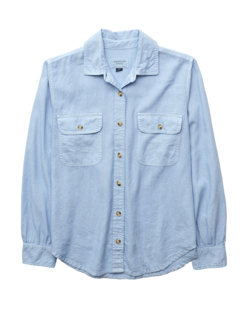 Blusa American Eagle manga larga para mujer