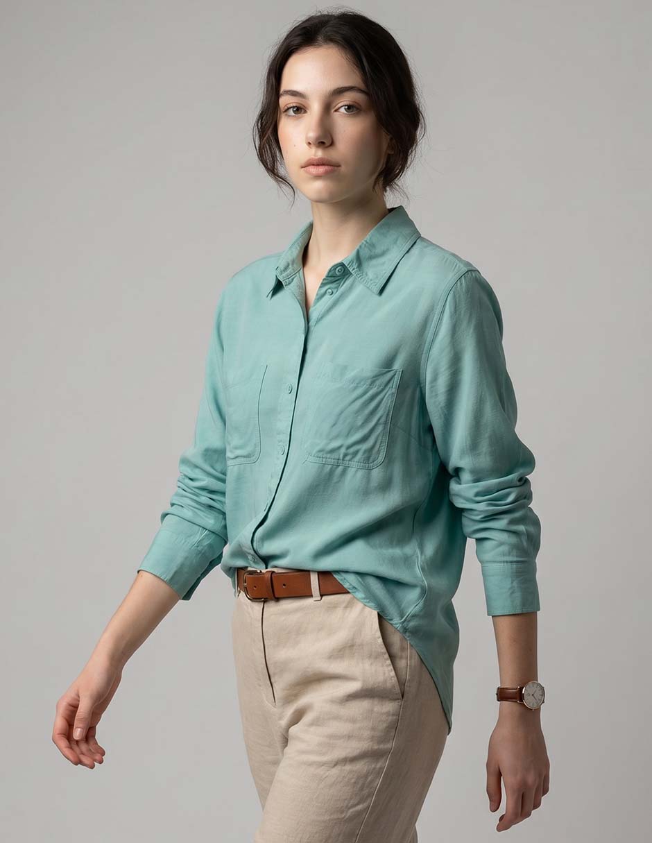 Blusa Blusa Manga Larga Para Mujer